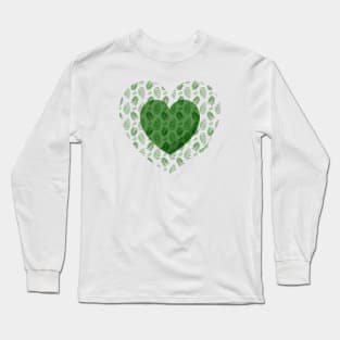 Tropical leaves Long Sleeve T-Shirt